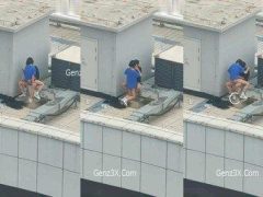 Địt Nhau Trên Sân Thượng Bị Quay Lén Cực Hot